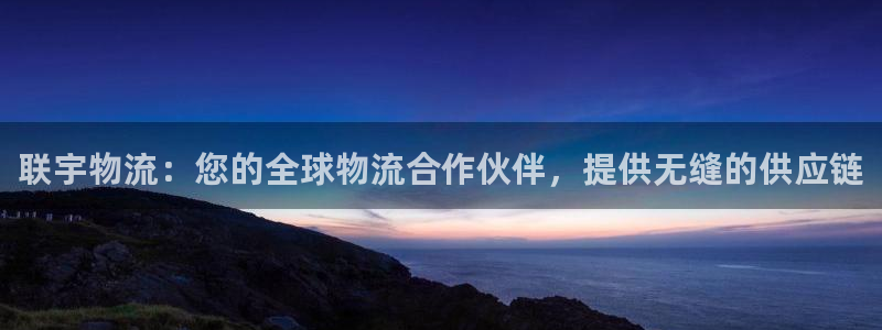 南宫28圈官网版：联宇物流：您的全球