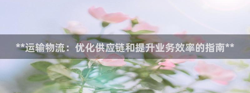 28圈注册用户名是什么：**运输物流