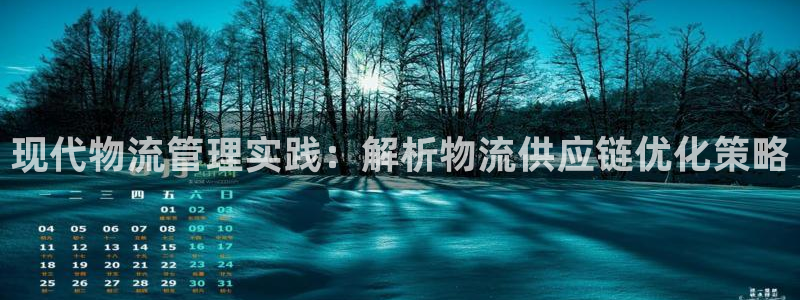 28圈昵称：现代物流管理实践：解析物